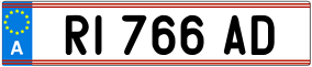 Truck License Plate